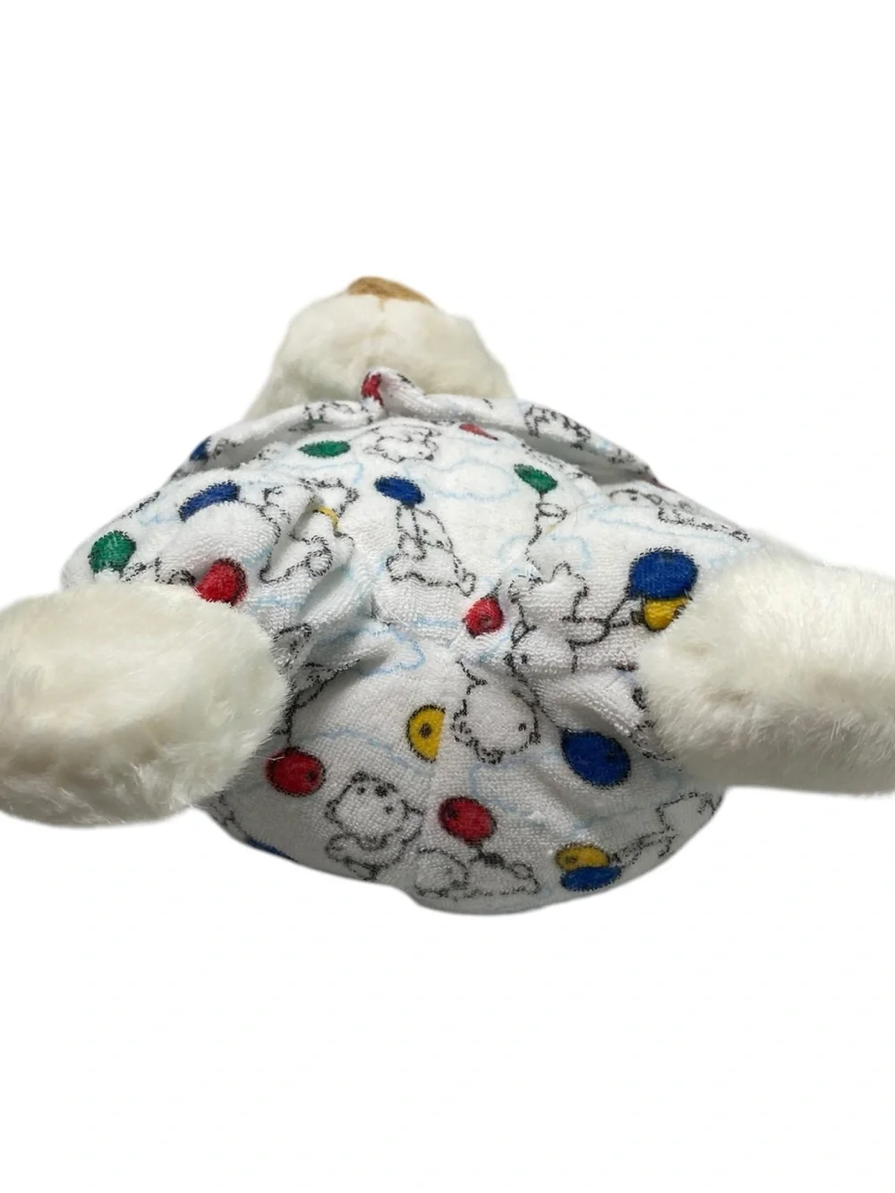 Carter's Prestige Terry Cloth Teddy Bear Balloons Rattle Plush Stuffed Animal